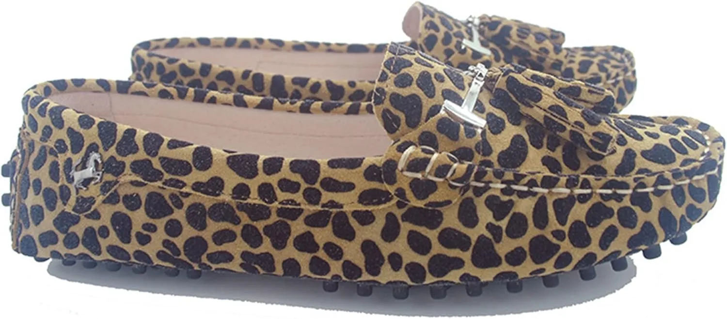 Minishion Summer Loafers for Women Tassel Driving Shoes YB96019