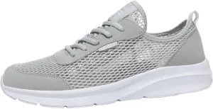 Non Slip Shoes for Men Lightweight Breathable Sneakers Comfortable Work Shoes Walking Shoes for Athletic Tennis Gym