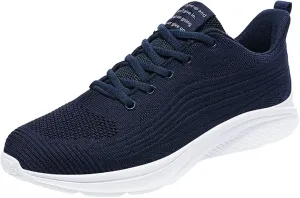 Non Slip Shoes for Men Lightweight Breathable Sneakers Comfortable Work Shoes Walking Shoes for Athletic Tennis Gym