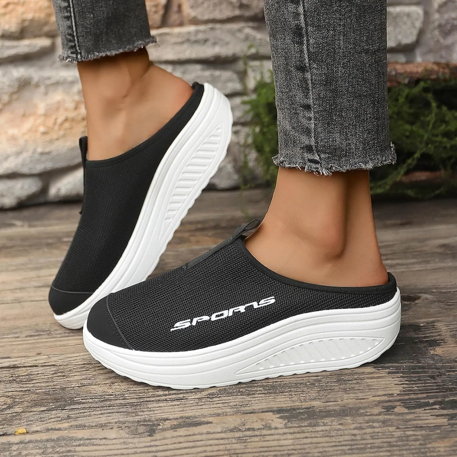 Orthopaedic Slippers Women's Clogs & Mules for Women Air Cushion Long Silk Robe Bunny Slippers for Women