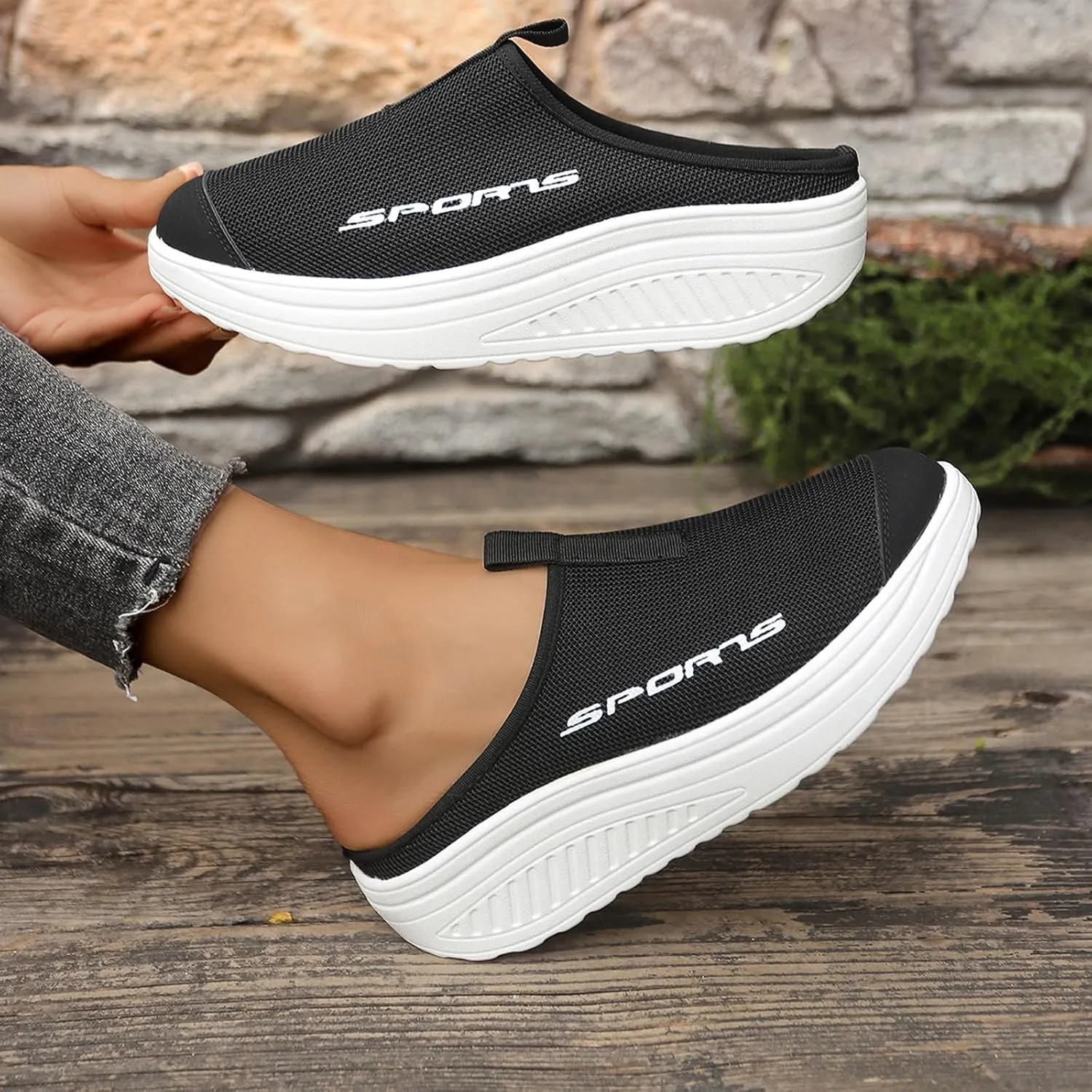 Orthopaedic Slippers Women's Clogs & Mules for Women Air Cushion Long Silk Robe Bunny Slippers for Women