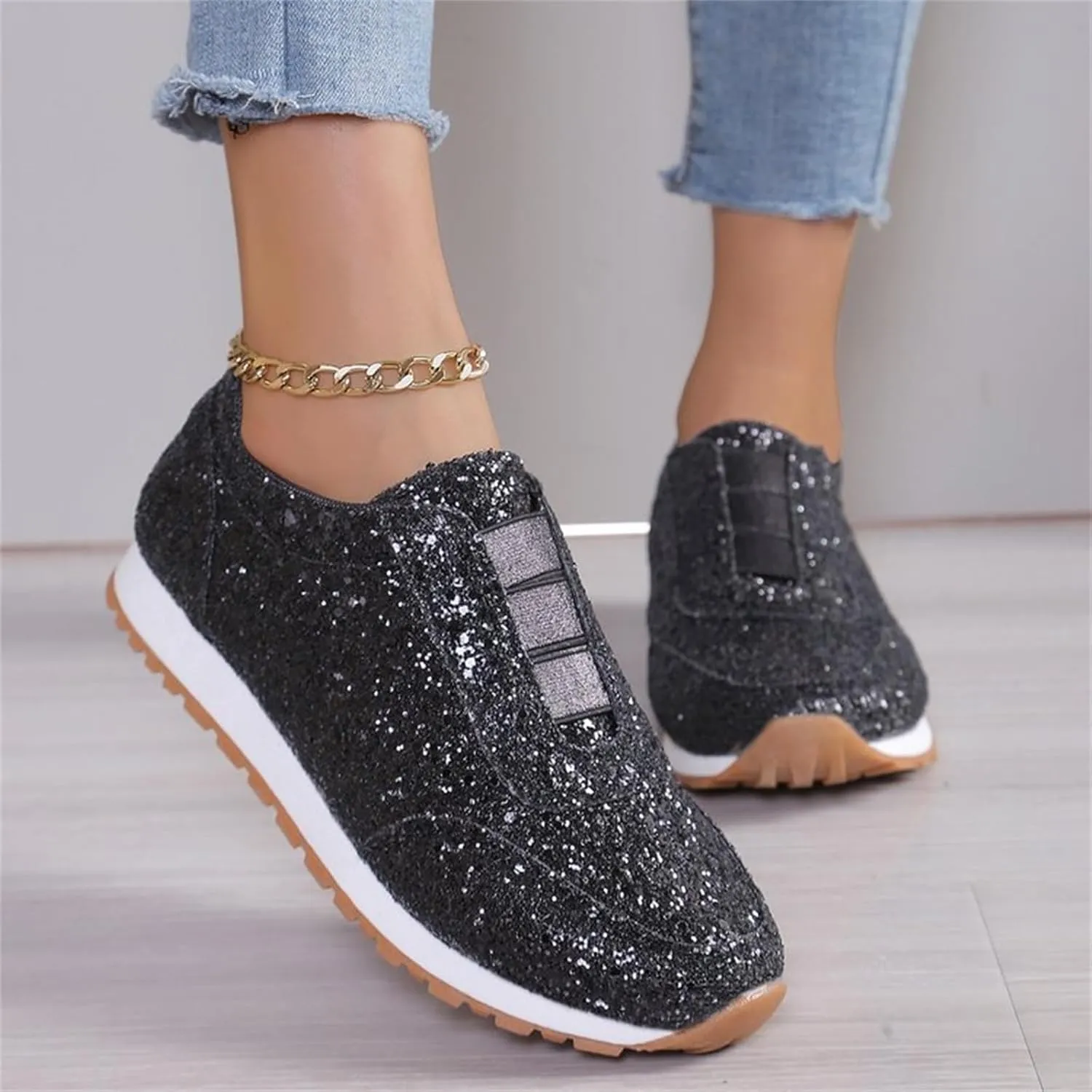Orthopedic Shoes for Women Platform Sneakers for Women Slip On Loafers for Women Comfort Brown Dress Shoes for Men Casual Round Head Deals of The Day