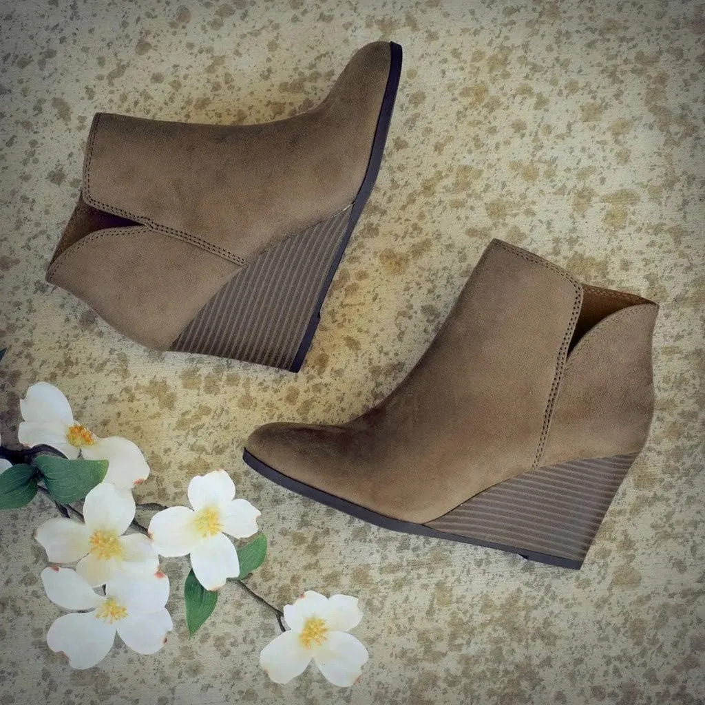 SBGMoSJ Black Leather Ankle Boots for Women Chunky Heel Wide Width Open Toe Booties for Women Low Heel Womens Leather Ankle Boots Heel Brown Leather Wedges for Women Ankle Boot Women