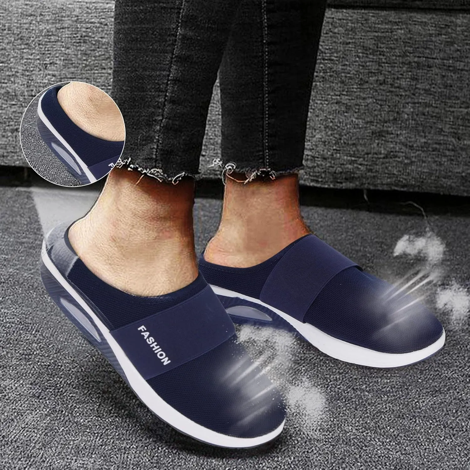 SBGMoSJ Bowling Shoes Women 8.5 Wide Black Slip On Tennis Shoes Nurse Shoes for Women Black Running Shoes for Women Black Walking Shoes for Plantar Fasciitis Women Size 11