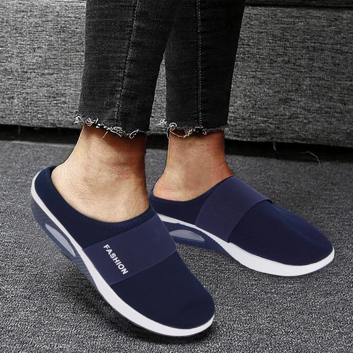 SBGMoSJ Bowling Shoes Women 8.5 Wide Black Slip On Tennis Shoes Nurse Shoes for Women Black Running Shoes for Women Black Walking Shoes for Plantar Fasciitis Women Size 11