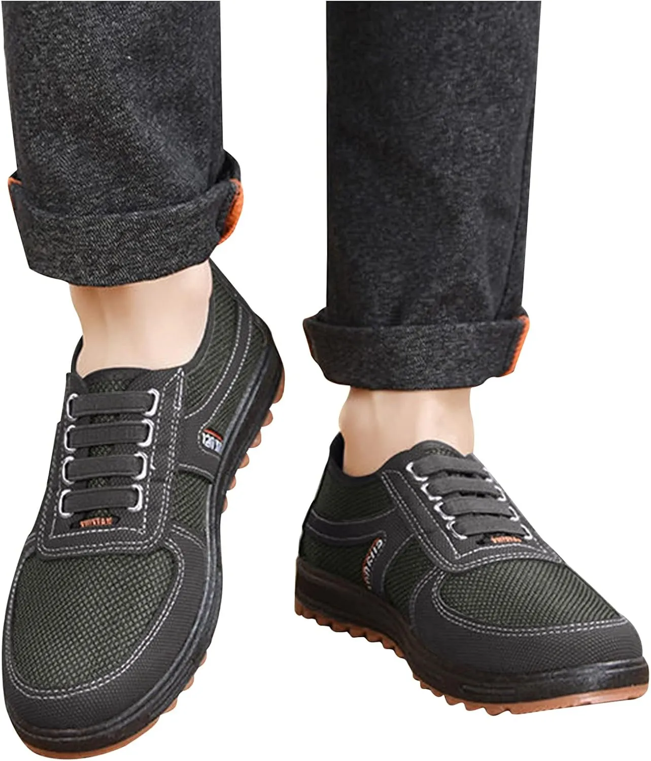 SBGMoSJ Plantar Fasciitis Shoes Women Work Dress Comfy Shoes for Women Slip On Black Shoes Women Slip On Wedges Womens Sneakers Size 11 Walking Zapatos Ortopedicos para Mujer Blancos