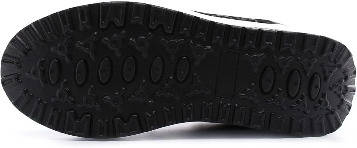Size 8w Womens High Top Sneakers Slip On Shoes Women Comfortable Winter Slip On Gym Shoes Black Casual Sneakers for Women 2023 Zapatos De Tacones para Mujer Elegantes Negros