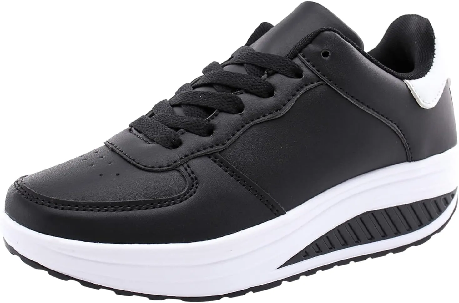 Size 8w Womens High Top Sneakers Slip On Shoes Women Comfortable Winter Slip On Gym Shoes Black Casual Sneakers for Women 2023 Zapatos De Tacones para Mujer Elegantes Negros