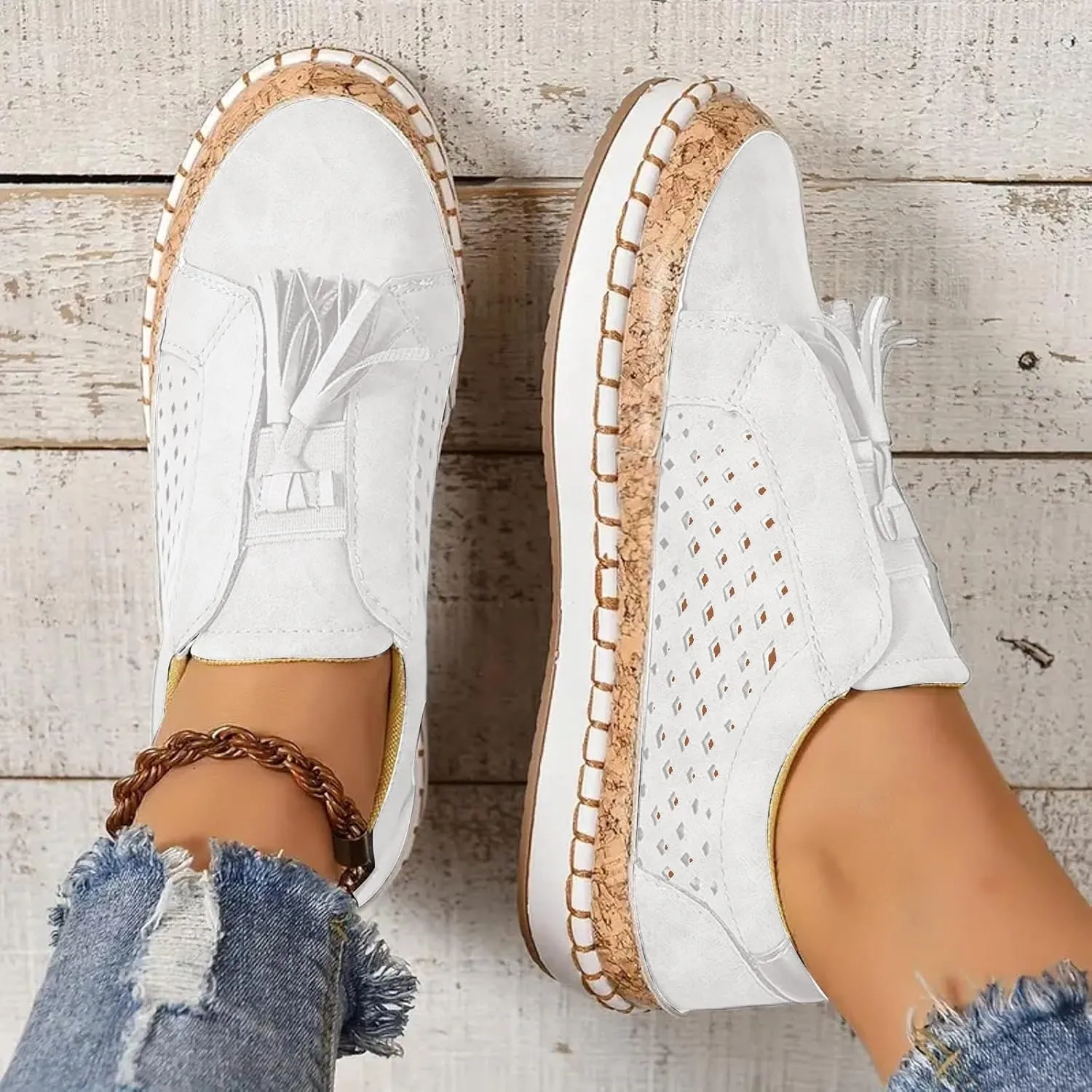 Sneakers for Women, Women Round Toe Canvas Flats Shoes Slip On Shoes Casual Sport Shoes Walkings Shoes Office Loafers