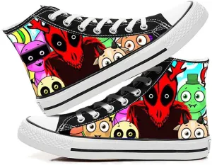 Sprunki Canvas Shoes Cartoon Unisex Canvas Shoes