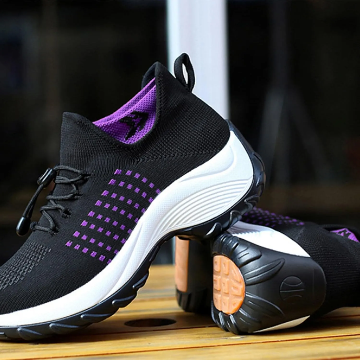 Tennis Shoes Womens Platform Sneakers for Women Fashion Women's Loafers & Slip-Ons Fashion Casual Comfy Soft Christmas Running Shoes Loafers for Women Casual