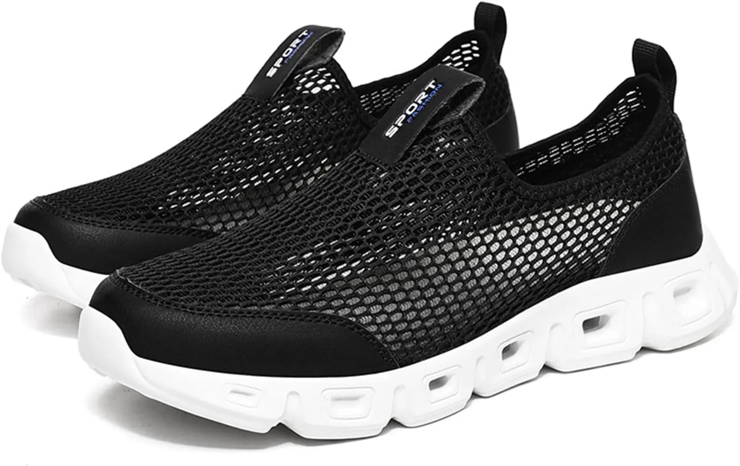 Walking Shoes Tennis Comfortable Men Sports Shoes Couple Fashionable New Pattern Hollow Mesh Breathable