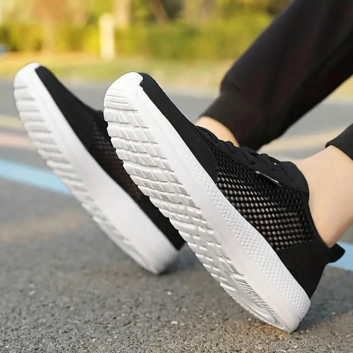 Wide Walking Shoes for Men Casual Lightweight Sneakers Comfortable Jogging Walking Fitness Sneaker Insoles for Men
