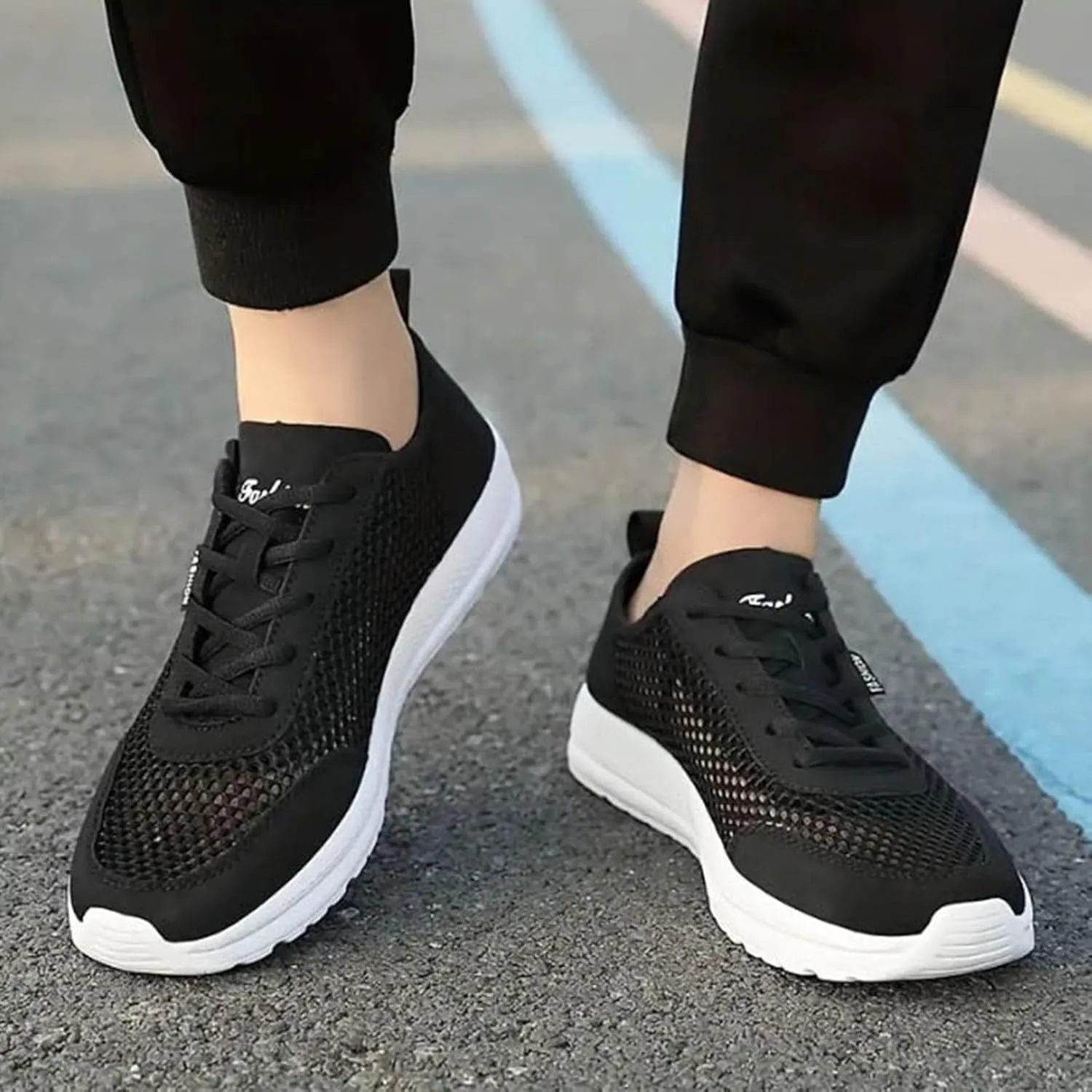 Wide Walking Shoes for Men Casual Lightweight Sneakers Comfortable Jogging Walking Fitness Sneaker Insoles for Men