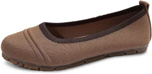 Women Casual Shoes Slip On Round Toe Comfortable Flat Ballet for Walking Work Dressy Everyday Wear