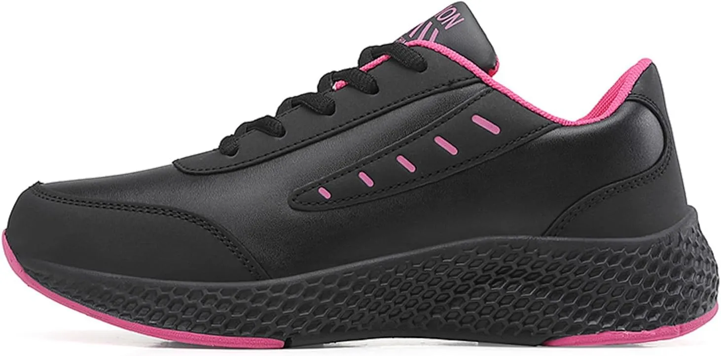 Women Sports Shoes Fashionable New Pattern Solid Color Thick Bottom Flat Bottom Comfortable Lace Up Non Slip Shoes Bear Star Shoes