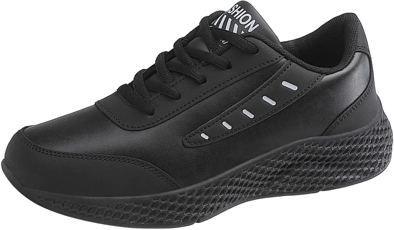 Women Sports Shoes Fashionable New Pattern Solid Color Thick Bottom Flat Bottom Comfortable Lace Up Non Slip Shoes Bear Star Shoes