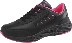 Women Sports Shoes Fashionable New Pattern Solid Color Thick Bottom Flat Bottom Comfortable Lace Up Non Slip Shoes Bear Star Shoes