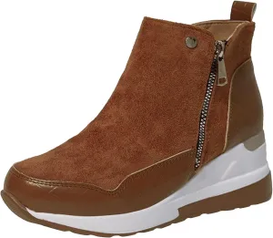 Womens Boots Ankle Women's Boots Botas De Combate Para Mujer Low Booties for Women Womens Ankle Boots Wide toe Box Black Suede Ankle Boots for Women