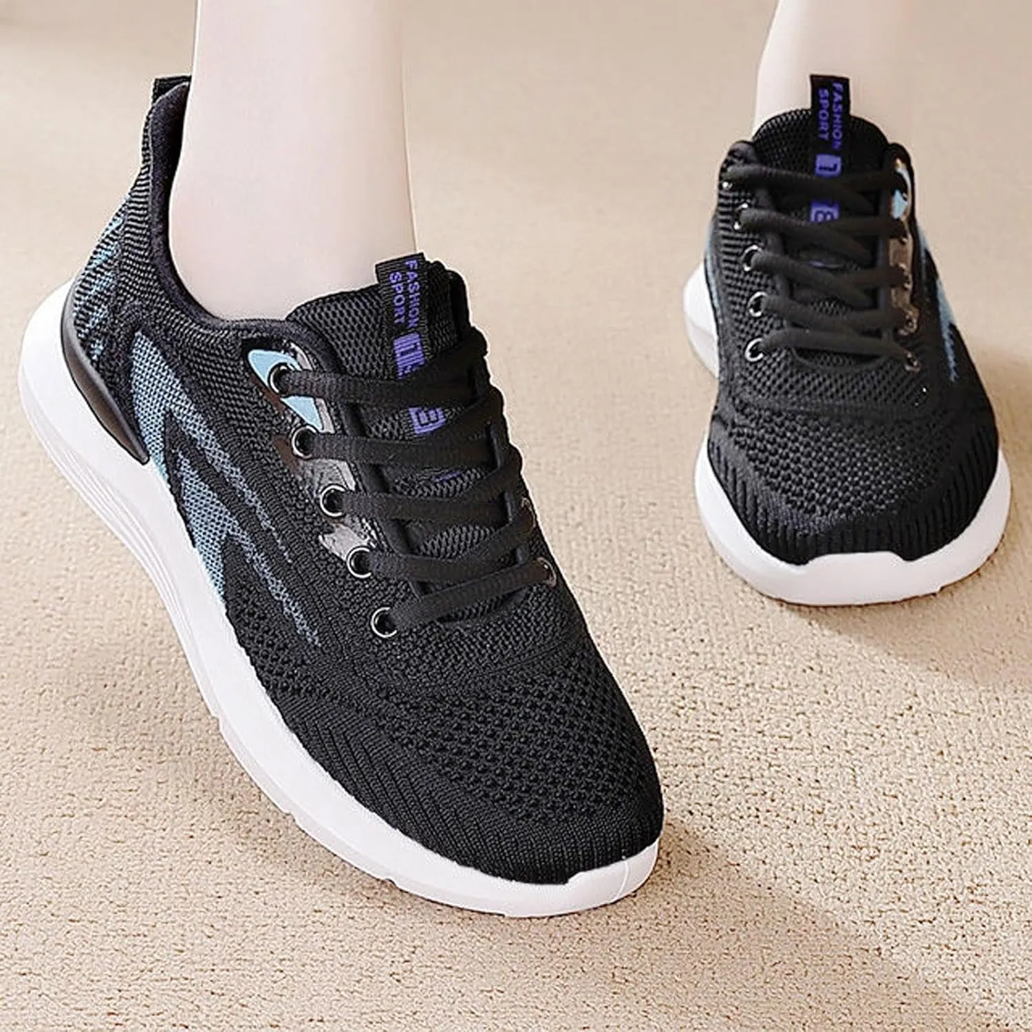 Womens Canvas Slip on Sneakers Walking Tennis Flat Dress Loafers Platform Wedge Mesh Shoes Embroidery Sneakers Casual Clip