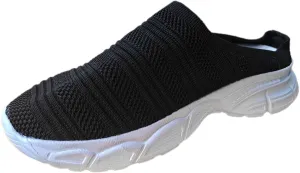 Womens Canvas Slip on Sneakers Walking Tennis Flat Dress Loafers Platform Wedge Mesh Shoes Embroidery Sneakers Casual Clip