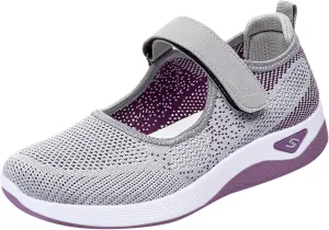 Womens Canvas Slip on Sneakers Walking Tennis Flat Dress Loafers Platform Wedge Mesh Shoes Embroidery Sneakers Casual Clip