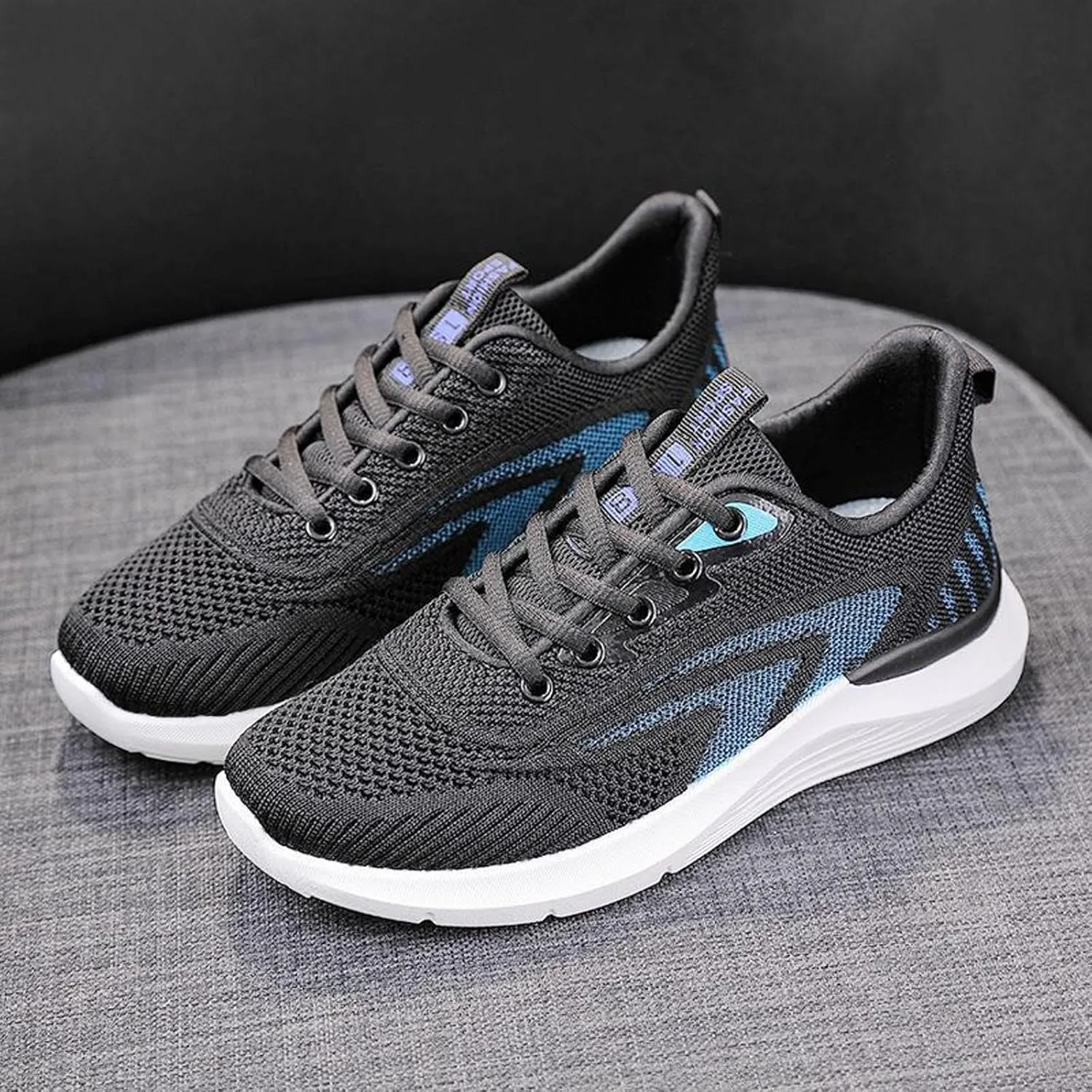 Womens Canvas Slip on Sneakers Walking Tennis Flat Dress Loafers Platform Wedge Mesh Shoes Embroidery Sneakers Casual Clip