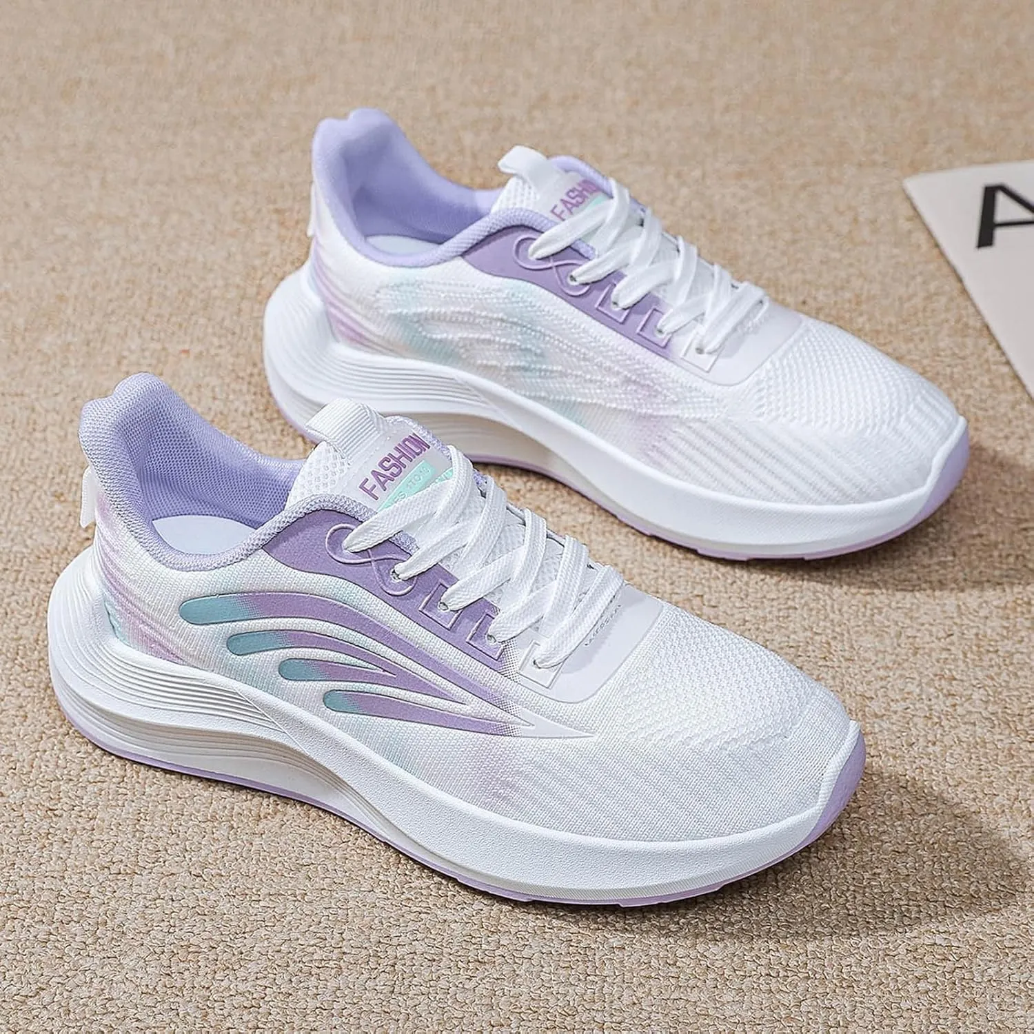 Womens Canvas Slip on Sneakers Walking Tennis Flat Dress Loafers Platform Wedge Mesh Shoes Embroidery Sneakers Casual Cushion