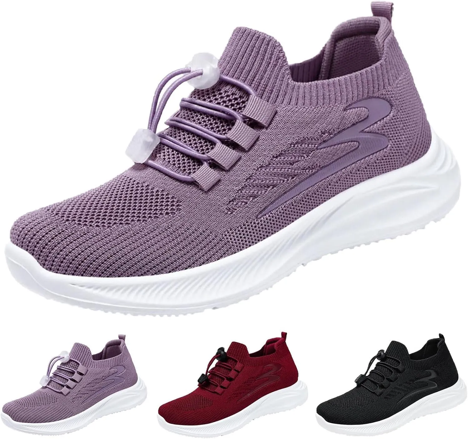 Womens Canvas Slip on Sneakers Walking Tennis Flat Dress Loafers Platform Wedge Mesh Shoes Embroidery Sneakers Casual Outdoor
