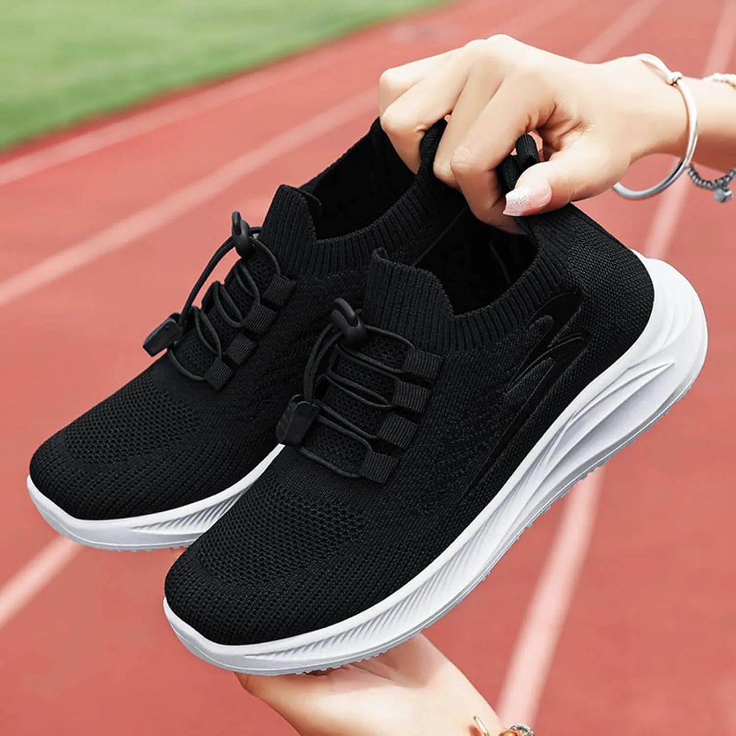 Womens Canvas Slip on Sneakers Walking Tennis Flat Dress Loafers Platform Wedge Mesh Shoes Embroidery Sneakers Casual Outdoor