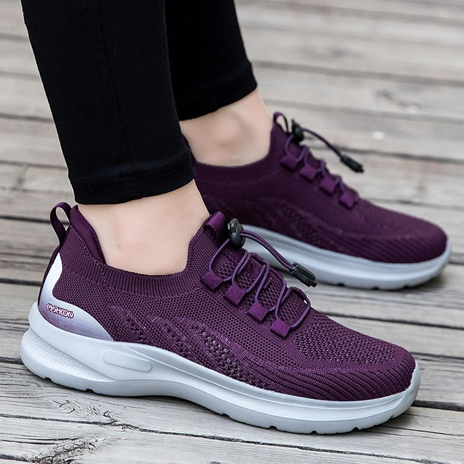 Womens Canvas Slip on Sneakers Walking Tennis Flat Dress Loafers Platform Wedge Mesh Shoes Embroidery Sneakers Casual