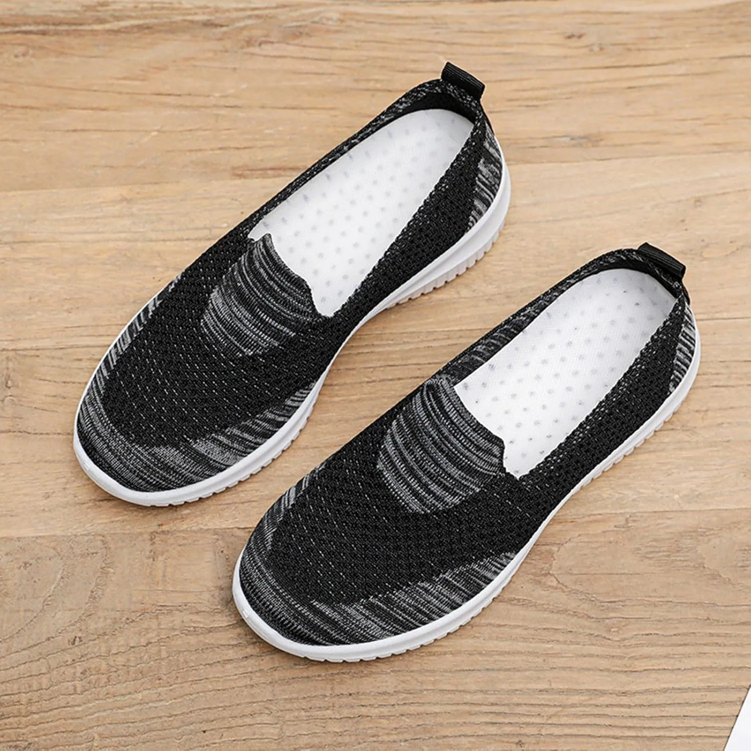 Women's Casual Shoes Breathable Mesh Comfortable Low Heel Daily Wear Spring and Summer Stylish Casual Platform