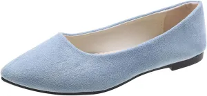 Women's Comfortable Slip On Casual Shoes Elegant Low Heel Ballet for Women Soft Square Toe Loafers Dressy