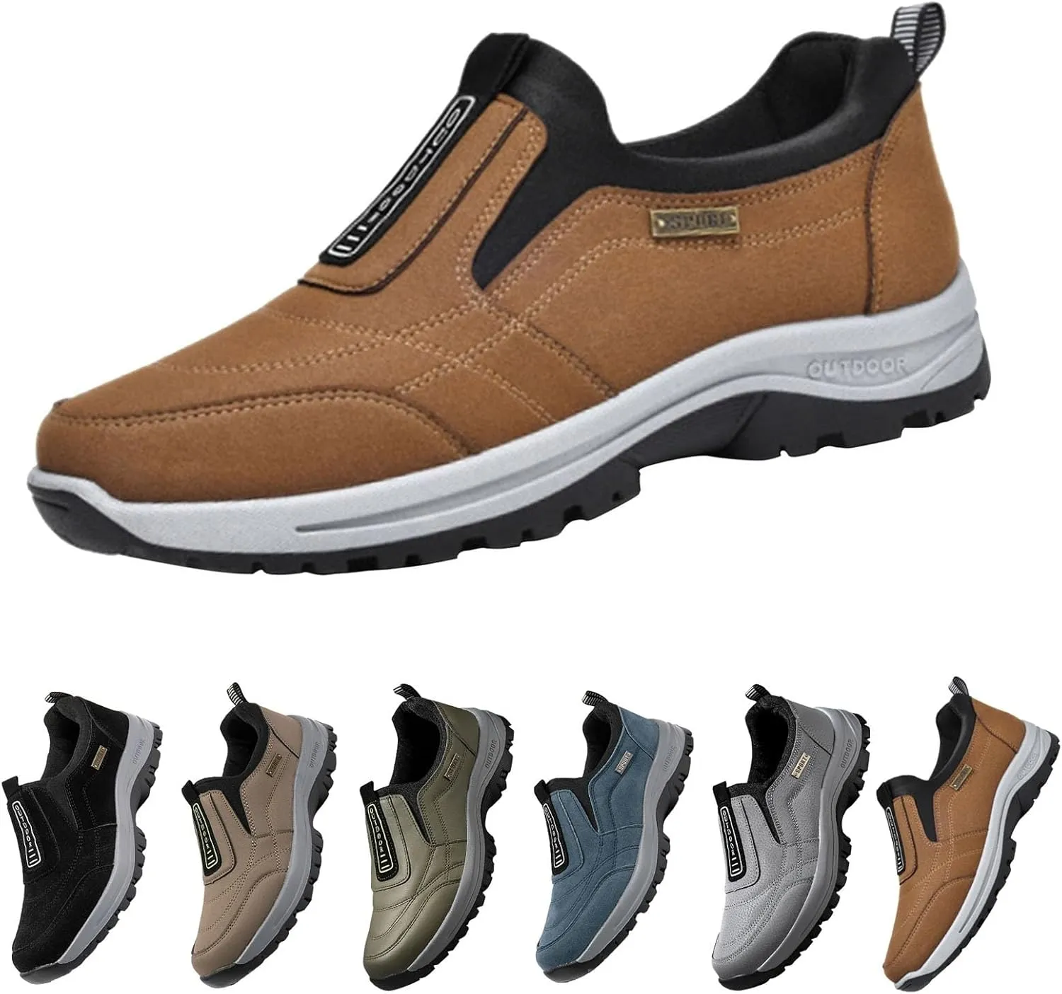 Womens Dress Shoes Slip On Sneakers Men Black Loafers Women Wide with Comfortable and Soft Lightweight Christmas Running Shoes Women Comfortable Dressy Slip on