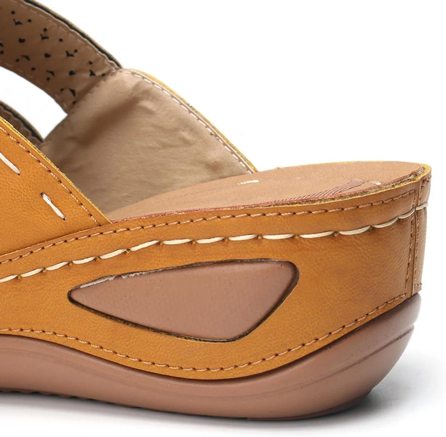 Women's Fashion Platform Sandals Lightweight Travel Sandals Pillow Slippers Breathable Casual Sandals