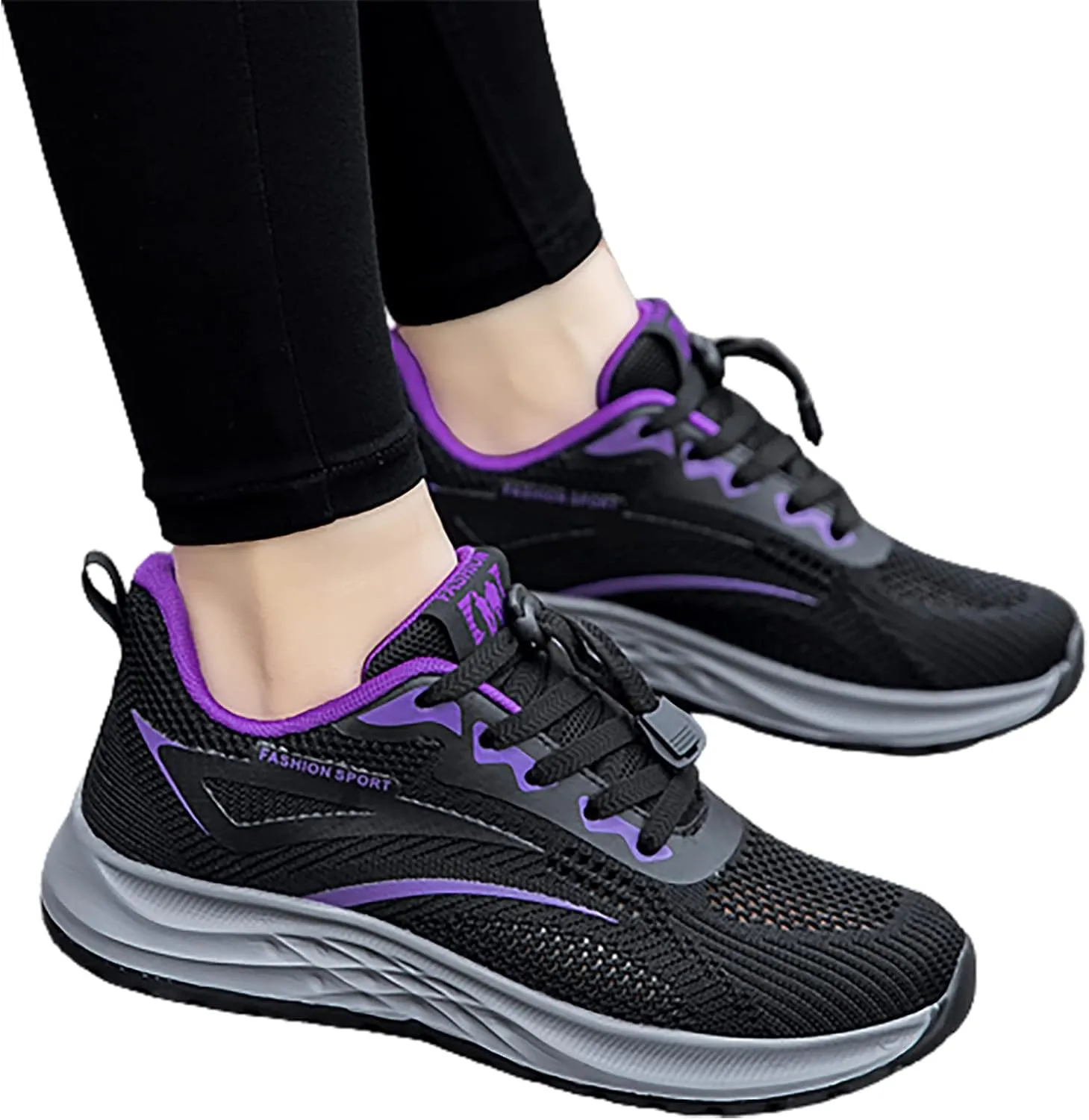 Womens Fashion Sneakers 2023 Zapatos De Trabajo para Mujer Antideslizante Womens Orthotic Slip On Sneakers with Arch Support Women's Fashion Sneakers Red Zapatos para Caminar De Mujer Comodos