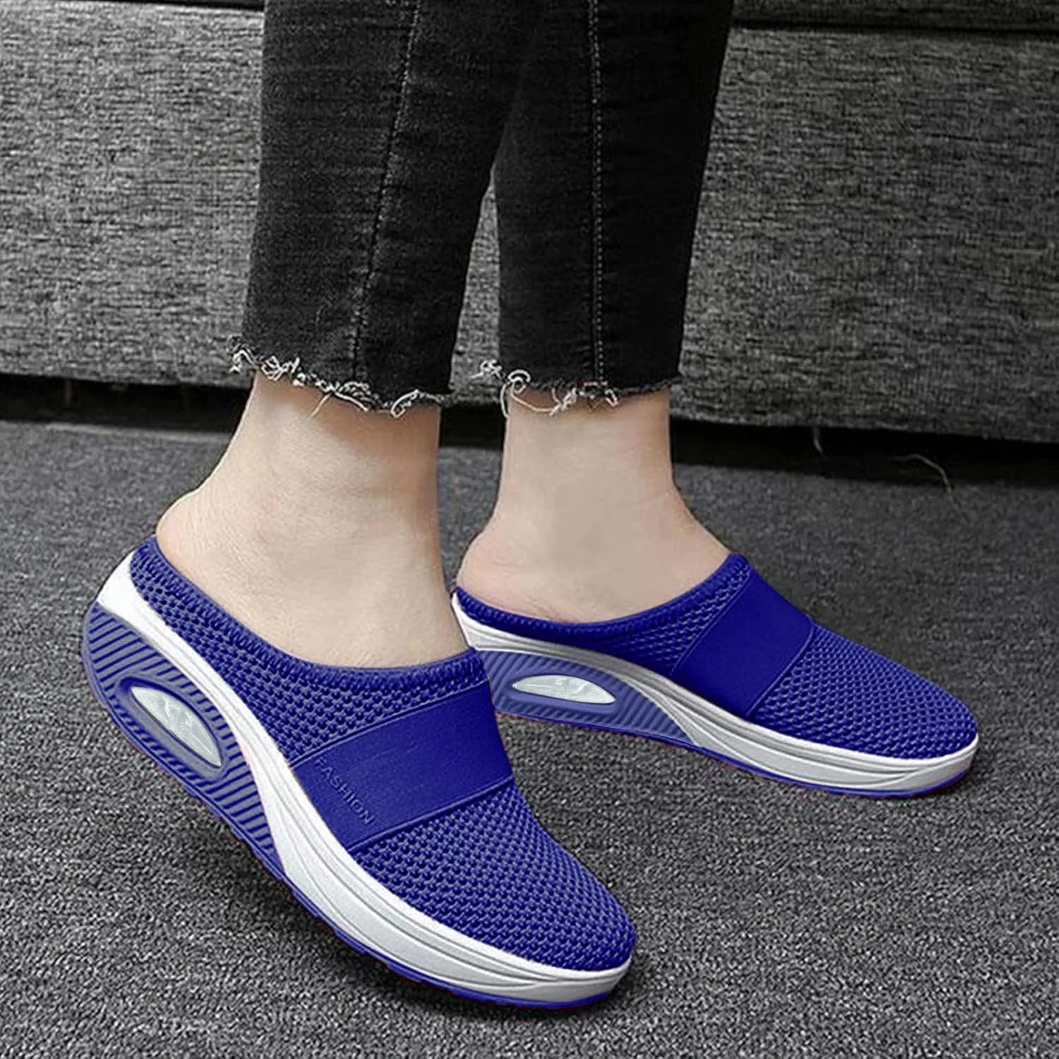 Women's Fashion Sneakers Red Womens Pull On Sneakers Black Soles Wide Width Workout Shoes for Women Running Shoes for Women Black Slip On Zapatillas Blancas Para Mujer De Tacon