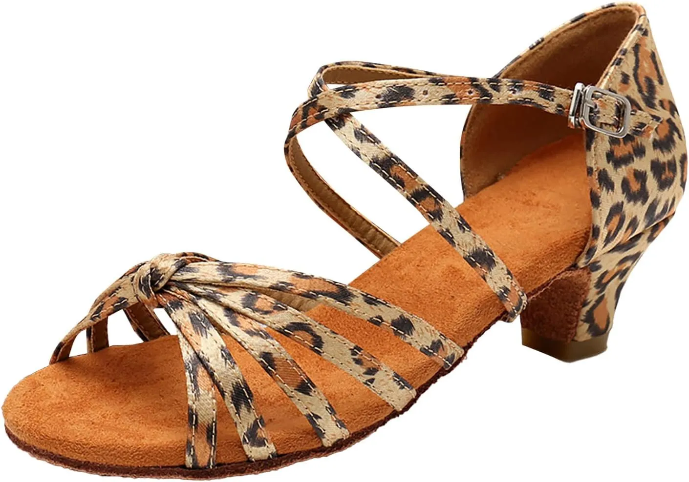Women's Fashionable Soft Sole Comfortable Non Slip Latin Dance Shoes Shoes Women Low Heels, 6.5