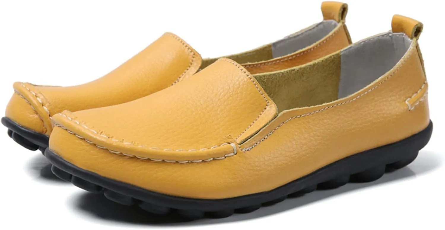 Womens Flats Fashion Slip On Sneakers Casual Wide Walking Shoe Comfort Orthopedic Shoes Business Casual Shoes
