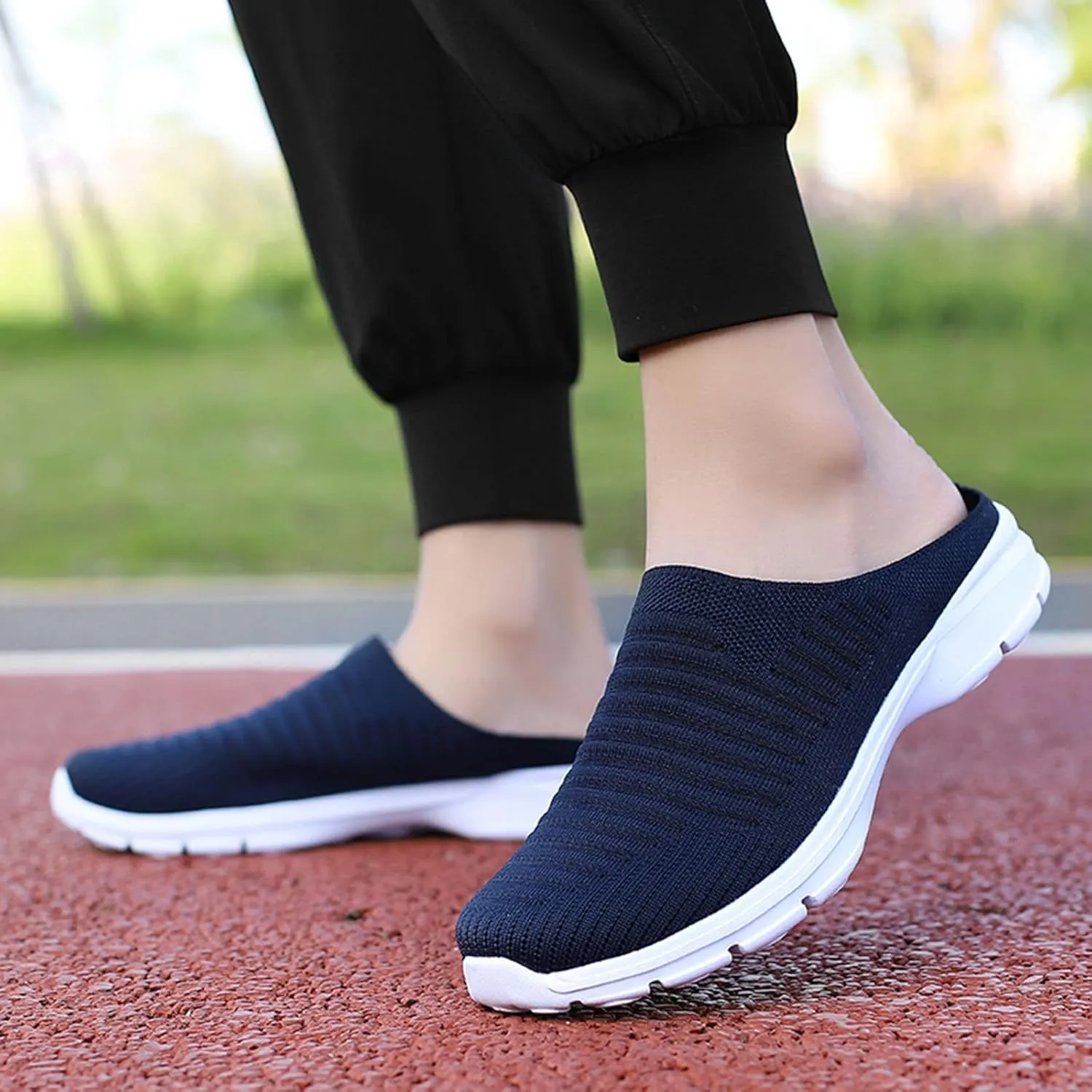 Women's Loafer Flat White Leather Sneakers for Women Hiking Shoes Women Round Toe Slip On Casual Mens Loafers Casual Slip On Black Sneakers for Women