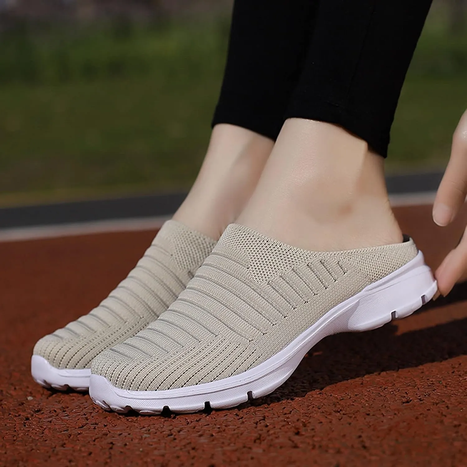 Women's Loafer Flat White Leather Sneakers for Women Hiking Shoes Women Round Toe Slip On Casual Mens Loafers Casual Slip On Black Sneakers for Women