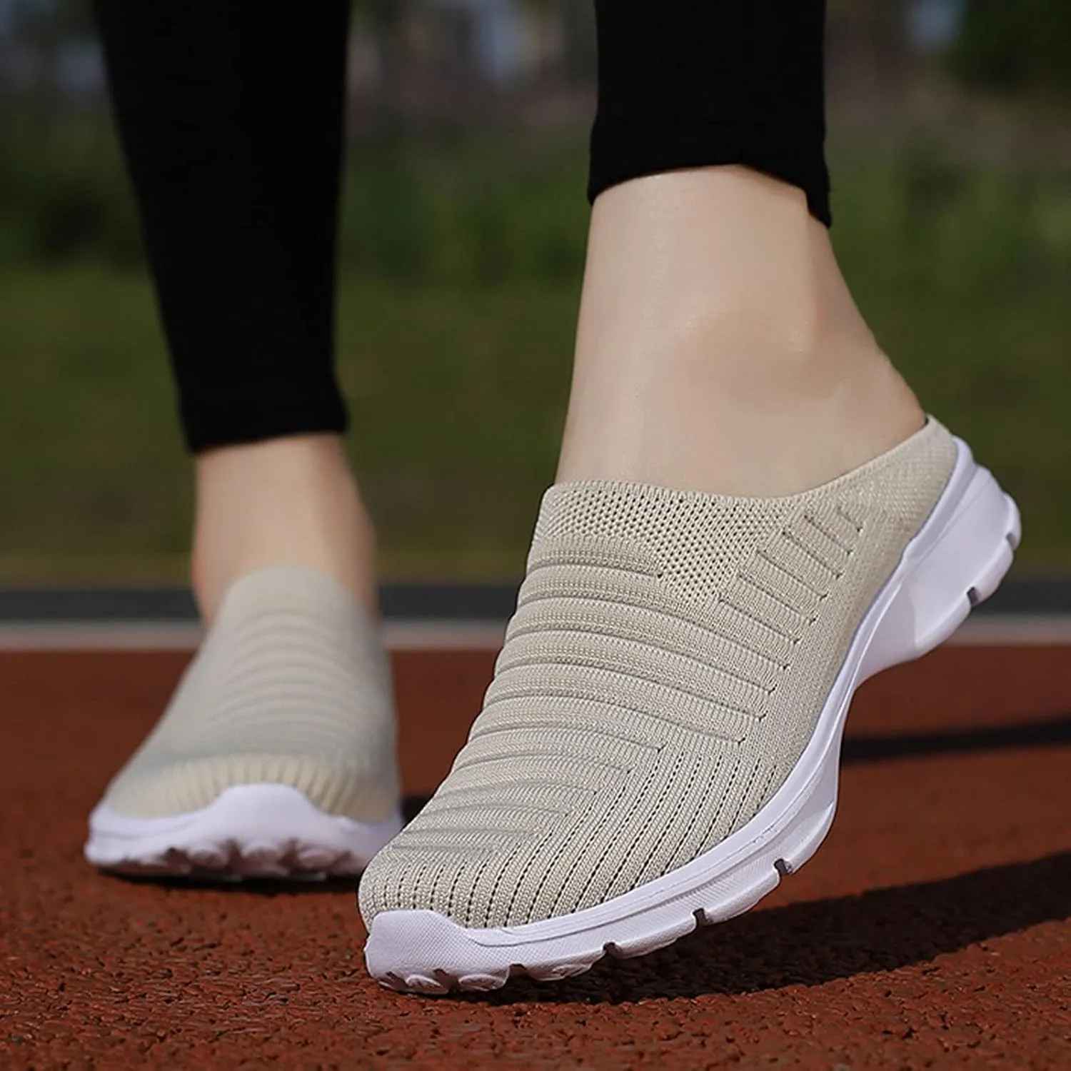 Women's Loafer Flat White Leather Sneakers for Women Hiking Shoes Women Round Toe Slip On Casual Mens Loafers Casual Slip On Black Sneakers for Women