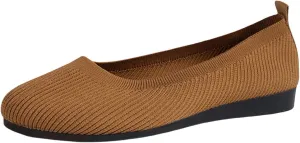 Women's Pointed-Toe Ballet Classic Slip-On Breathable Dress Casual Shoe for Men