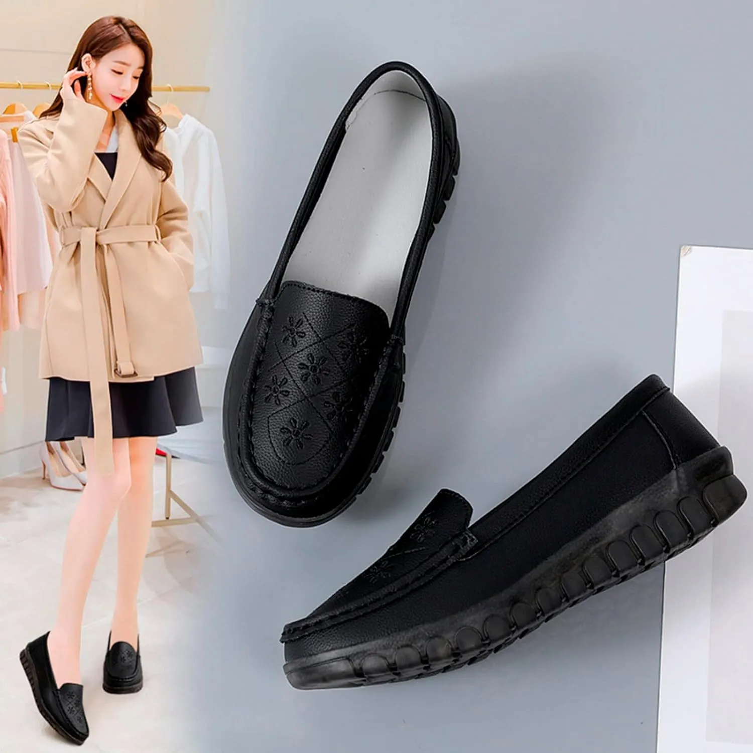 Womens Shoes Fall 2024High Top Sneakers for Women Women Loafers Shoes Casual Cute Cozy Non Slip Christmas Shoes for Women Athletic Comfort Cute Casual Slip On Lightweight