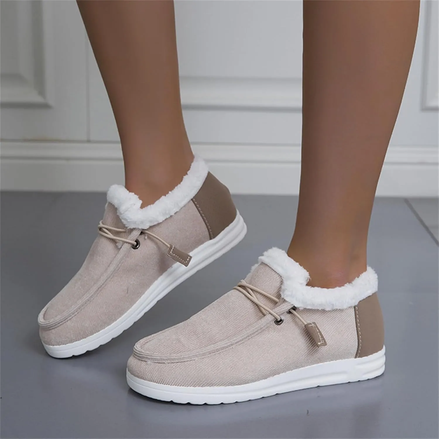 Womens Shoes Fall 2024Womens White Sneakers Mens Loafers Casual Slip On Solid Color Comfy Casual Christmas Shoes for Women Athletic Comfortable Dressy Slip on