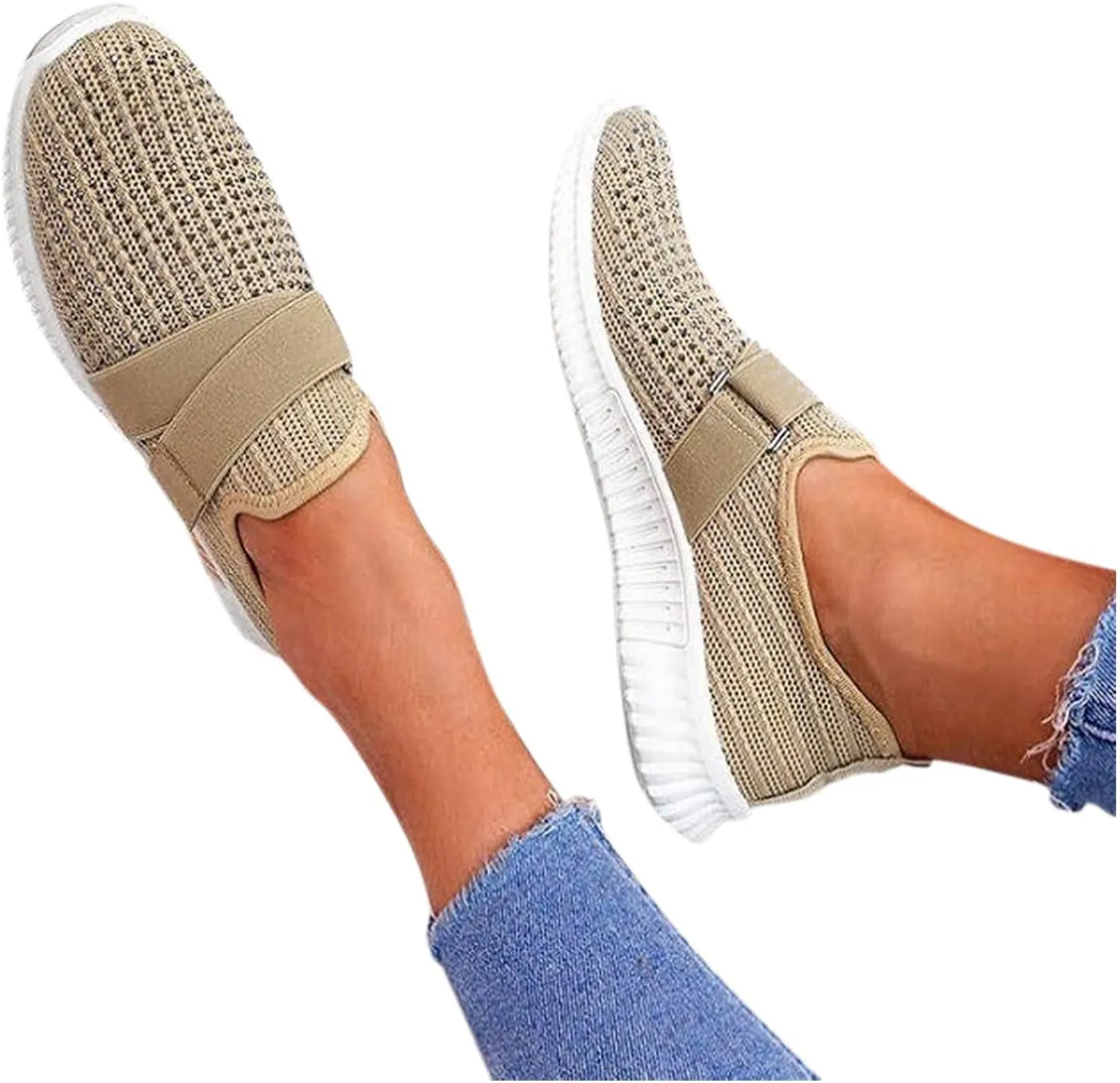 Womens Shoes Sneakers Wide Width Senior Womens Slip On Light Weight Walking Shoes Gym Shoes Women Wide Toe Box Sneakers for Womens Zapatos Antideslizante para El Invierno De Mujeres