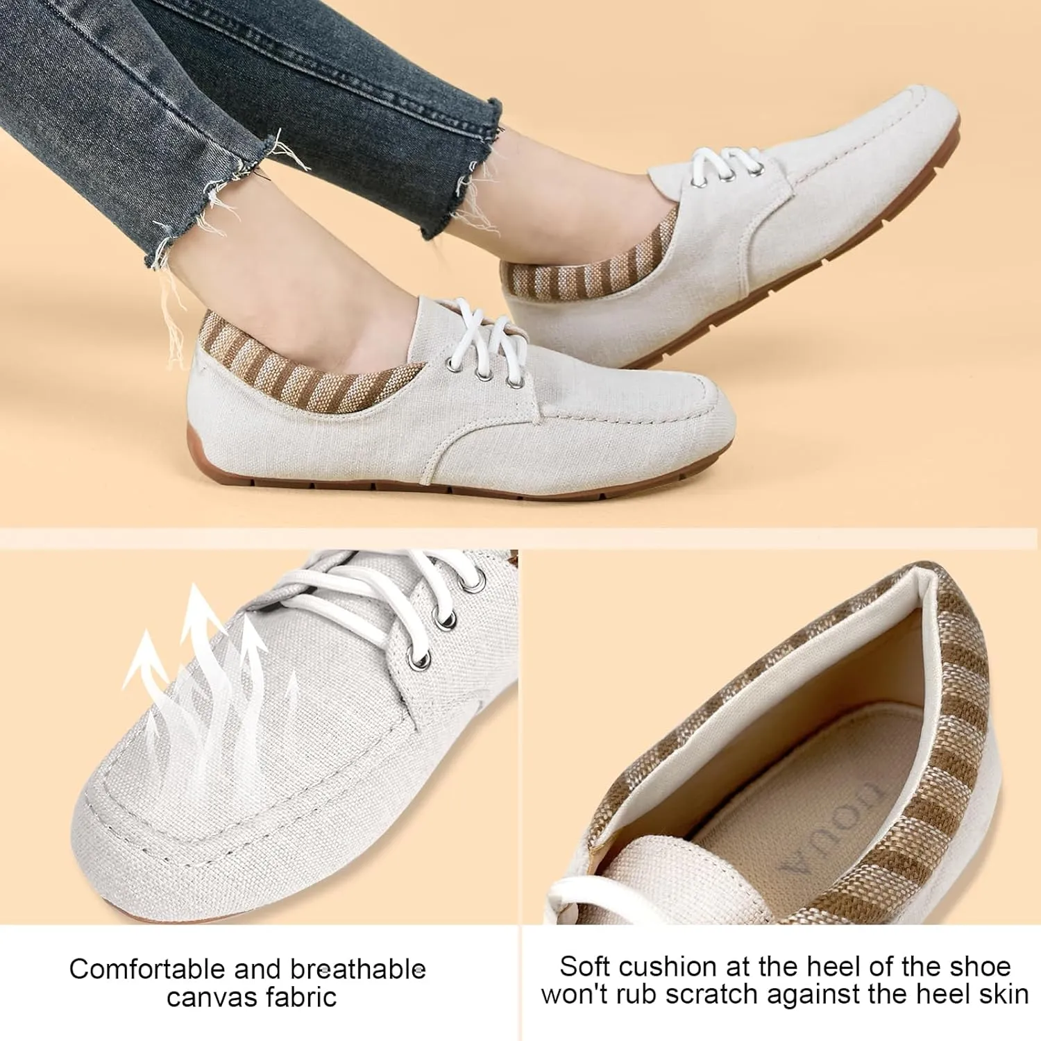 Women's Slip-On Loafers Driving Shoes Comfortable Casual Walking Shoes