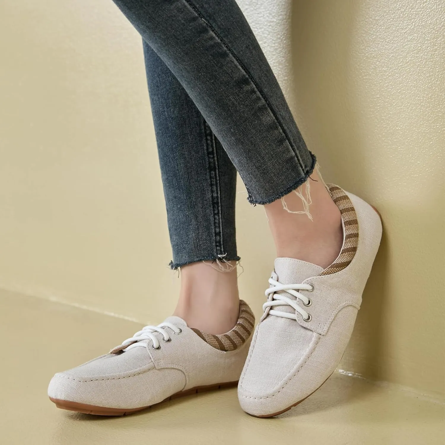 Women's Slip-On Loafers Driving Shoes Comfortable Casual Walking Shoes
