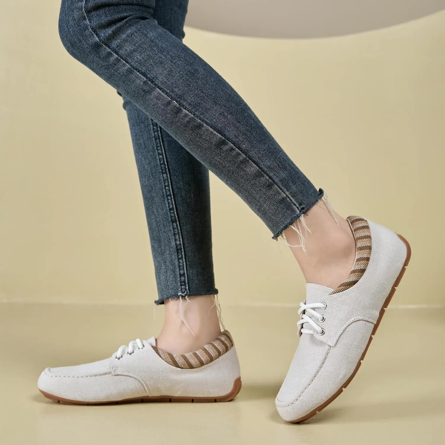 Women's Slip-On Loafers Driving Shoes Comfortable Casual Walking Shoes