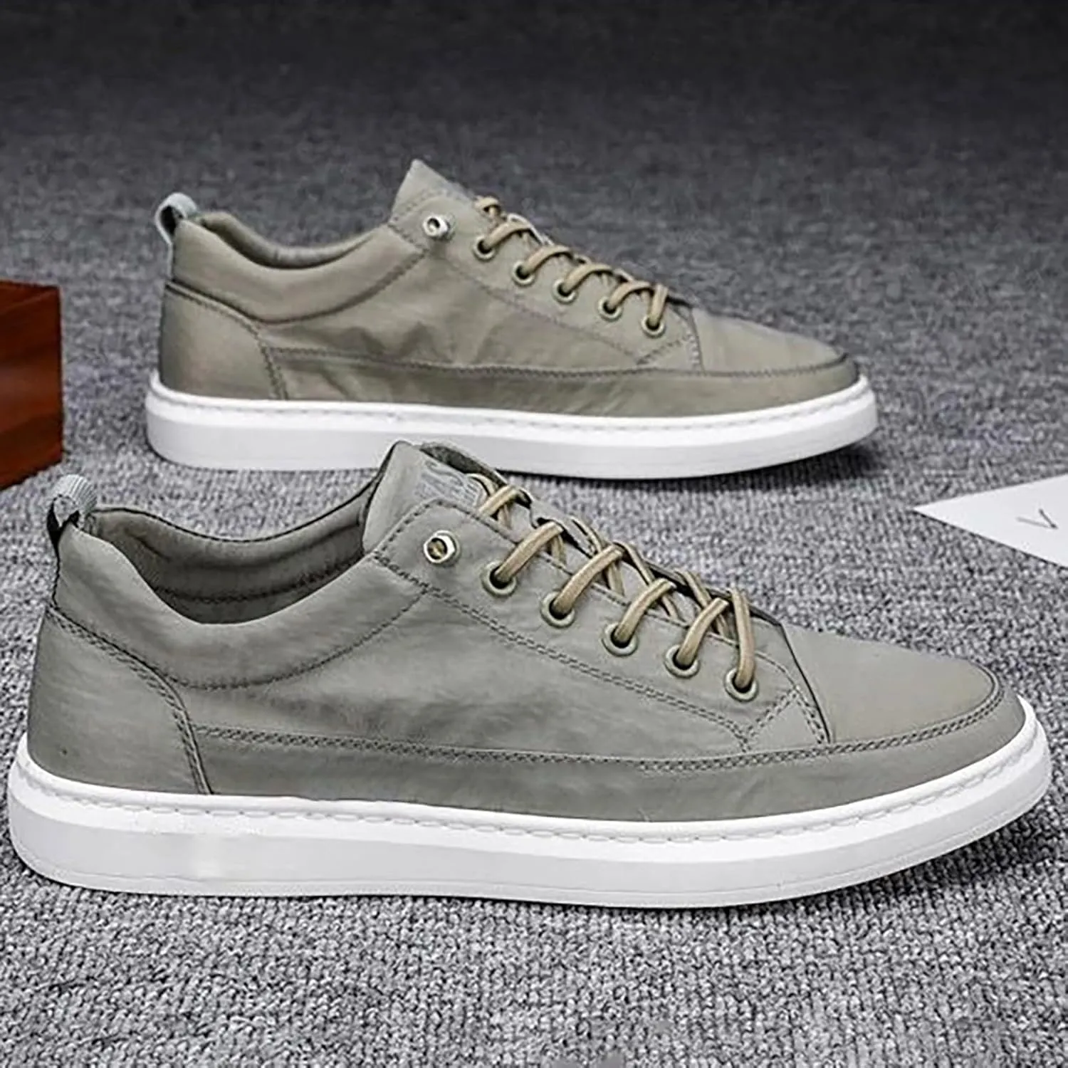 Women's Sneakers in White in Wide Width Womens Tennis Shoes Slip On Casual Shoes Round Toe Slip On Casual Men's Loafers & Slip-Ons Sneakers for Women